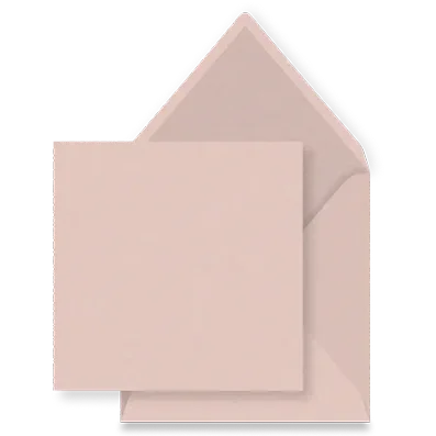 Metallic Blush Umschlag