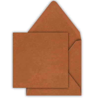 Metallic Bronze Umschlag