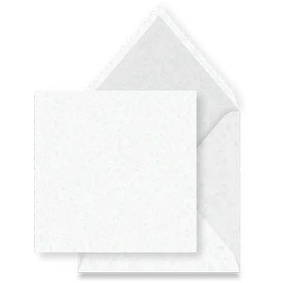 Weißer Umschlag